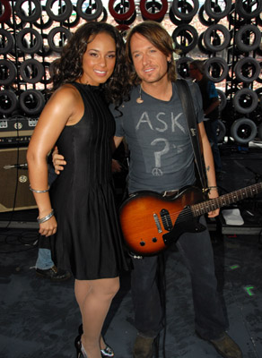 Alicia Keys and Keith Urban
