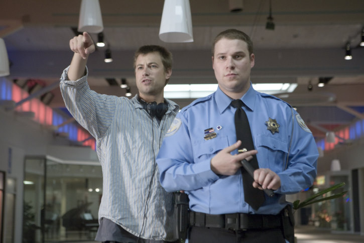 Still of Seth Rogen and Jody Hill in Observe and Report (2009)