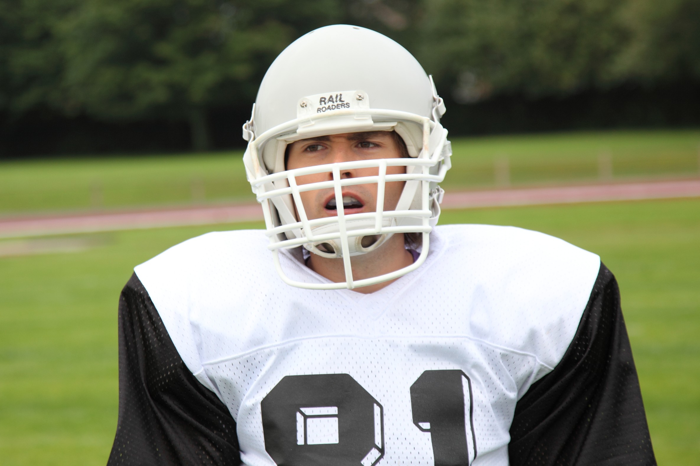 Michael as Derek in Gridiron UK