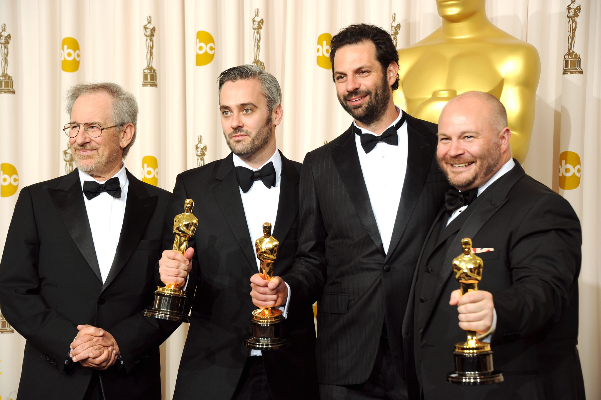 Steven Spielberg, Emile Sherman, Gareth Unwin and Iain Canning