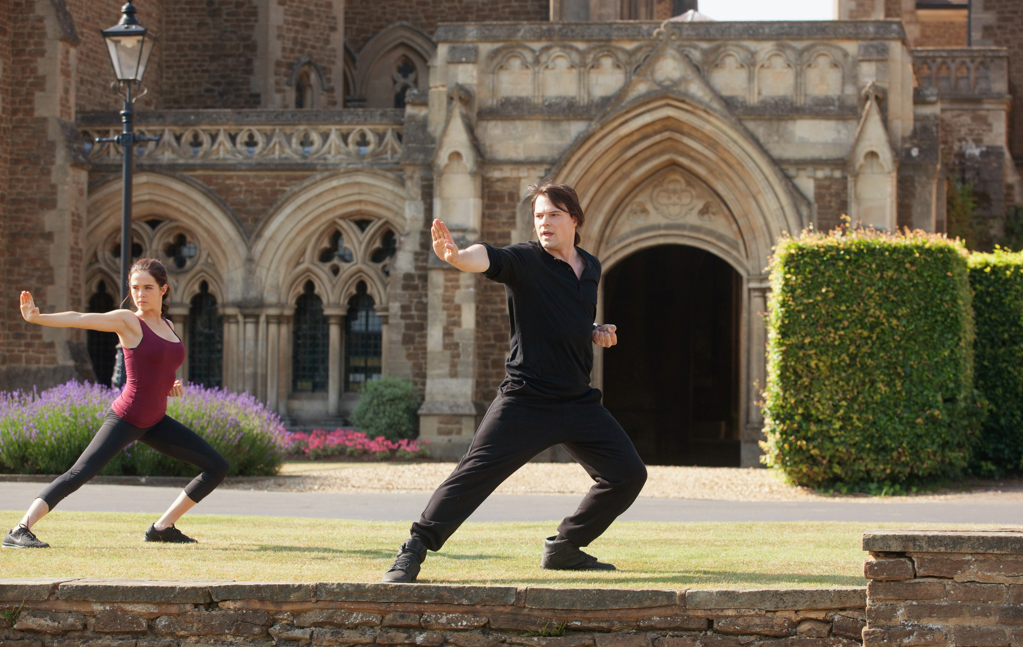 Still of Danila Kozlovsky and Zoey Deutch in Vampire Academy (2014)