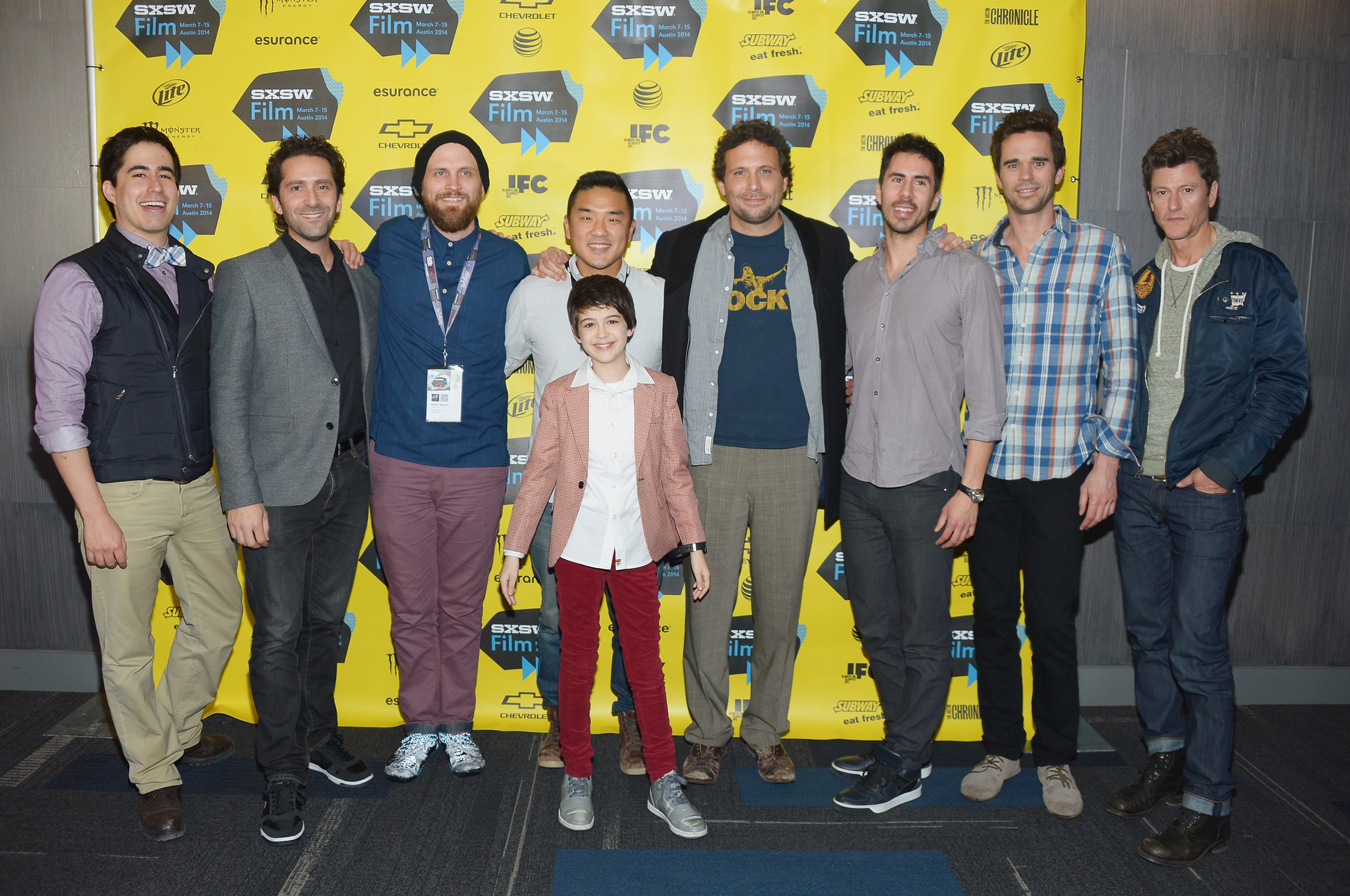 Jeremy Sisto, Vincent Ventresca, Jay Karas, David Walton, Gene Hong, Victor Moyers, Joshua Rush, Gabriel Hammond and Daniel Hammond at event of Break Point (2014)