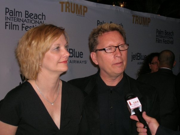 Deb and Dan Chinander in Palm Beach at the Palm Beach International Film Festival.