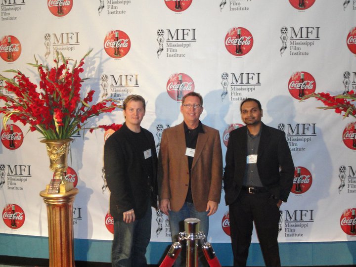 From left to right: Actor - Tomas Settle, Director - Dan Chinander, Director - Mitesh Kumar Patel