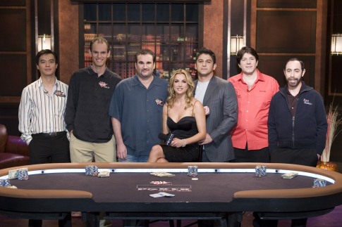 Still of Shana Hiatt, John Juanda, Barry Greenstein, Mike Matusow and Allen Cunningham in Poker After Dark (2007)