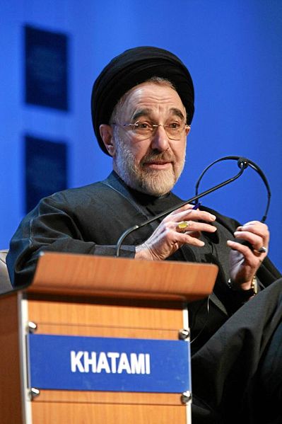 Former President Mohammad Khatami.Religious scholar, liberal, modernist,radical social reformer.Example that there are many in Iran that contradict the West's stereotype