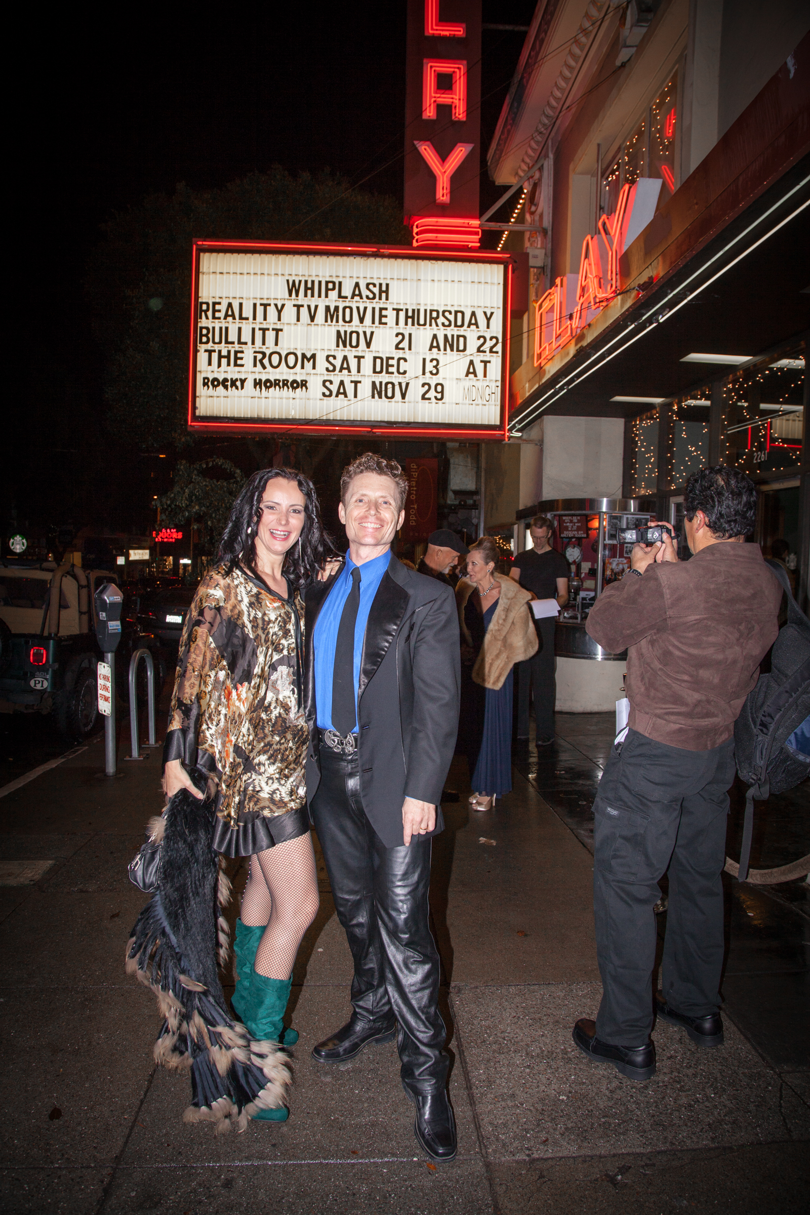 Joanna Siekierska and Tytus Bergstrom at the San Francisco Reality TV Movie Premiere - Nov 20, 2014