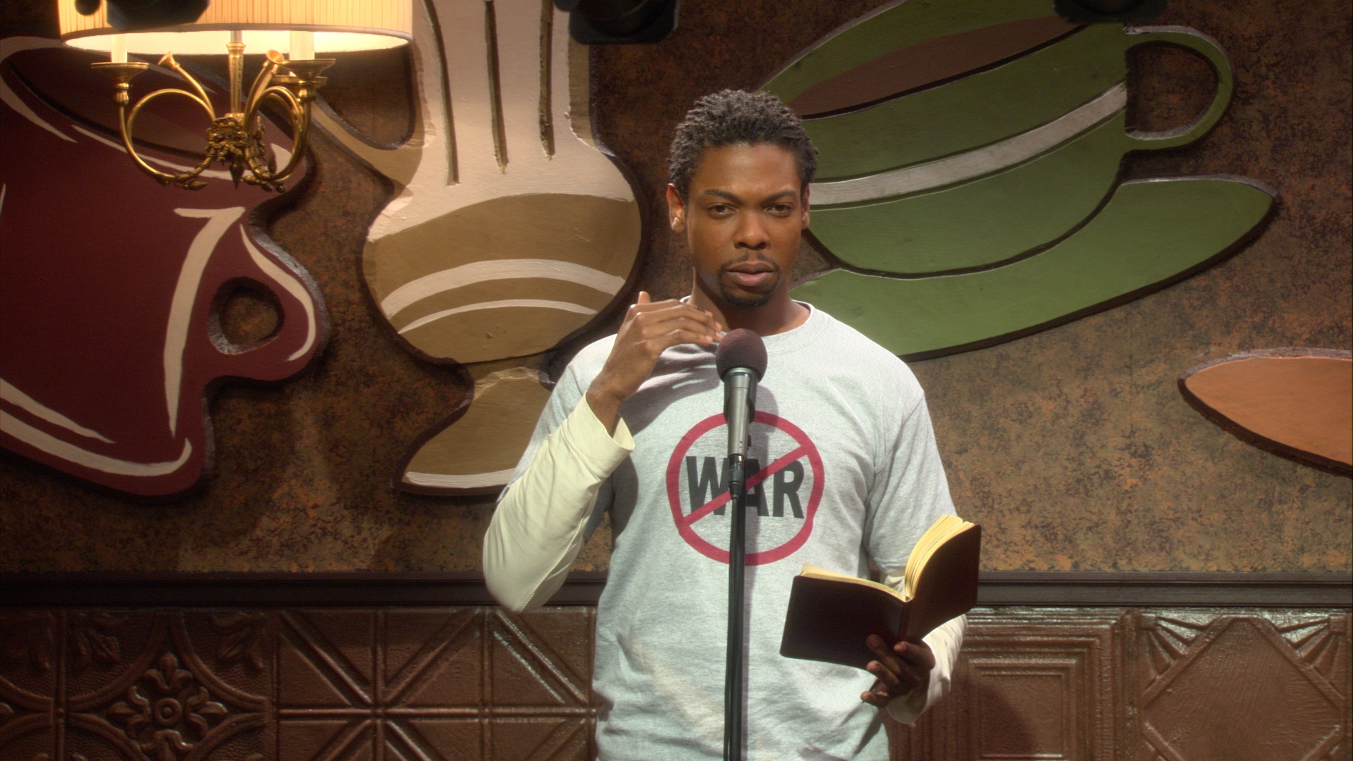 Kelly Ripa's Slam Poetry rival on HOPE AND FAITH on ABC.