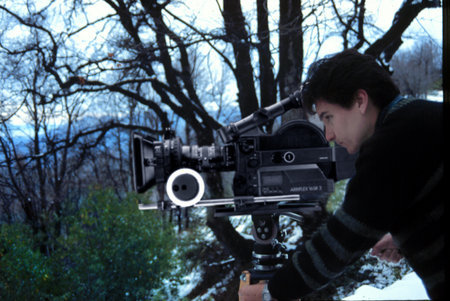 Director and Cinematographer Christian Munoz-Donoso filming the Andean Condor.