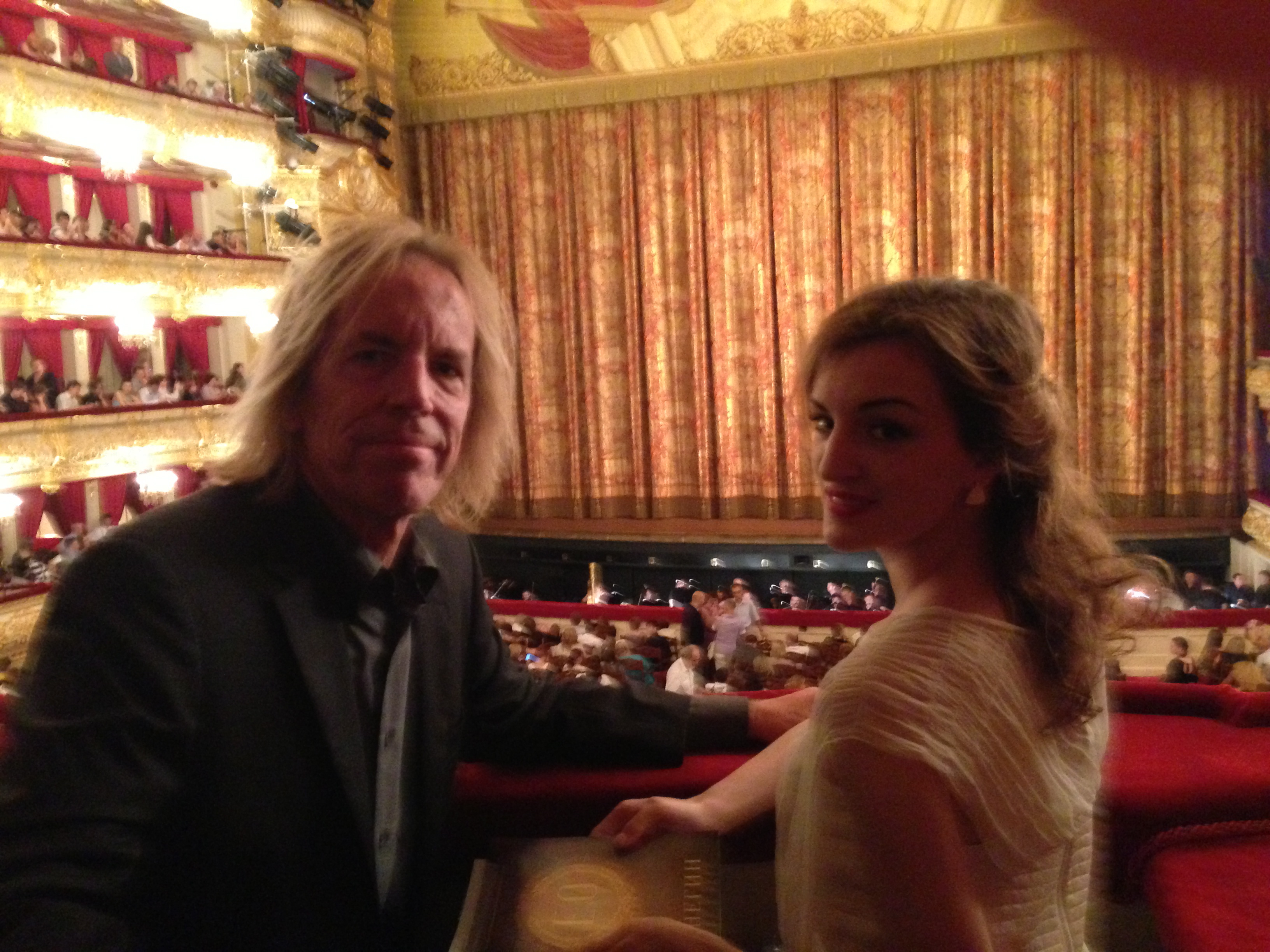 Michael Cerny, Joy Womack at the Bolshoi Theater, Moscow 2013