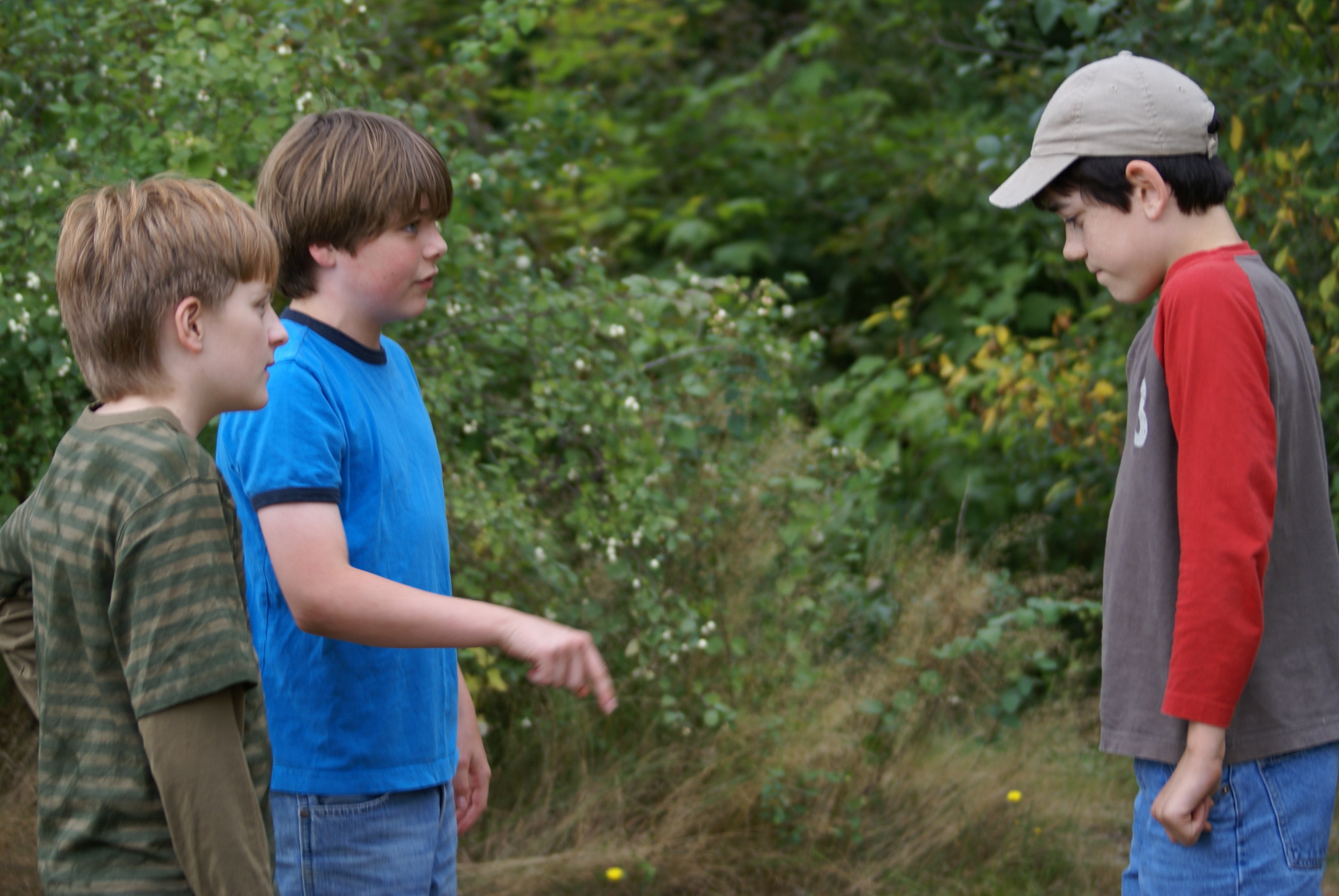 Brendan Meyer, Cainan Wiebe and Willem Jacobson in A Pickle (2008)