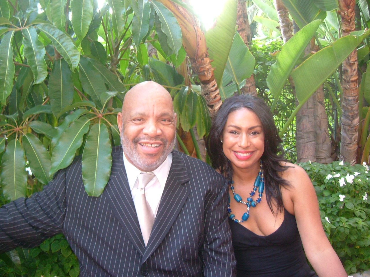 Wynne Wharff and James Avery at the Motown 20th Annual Heroes and Legends Scholarship Awards Gala, Sept, 27, 2009