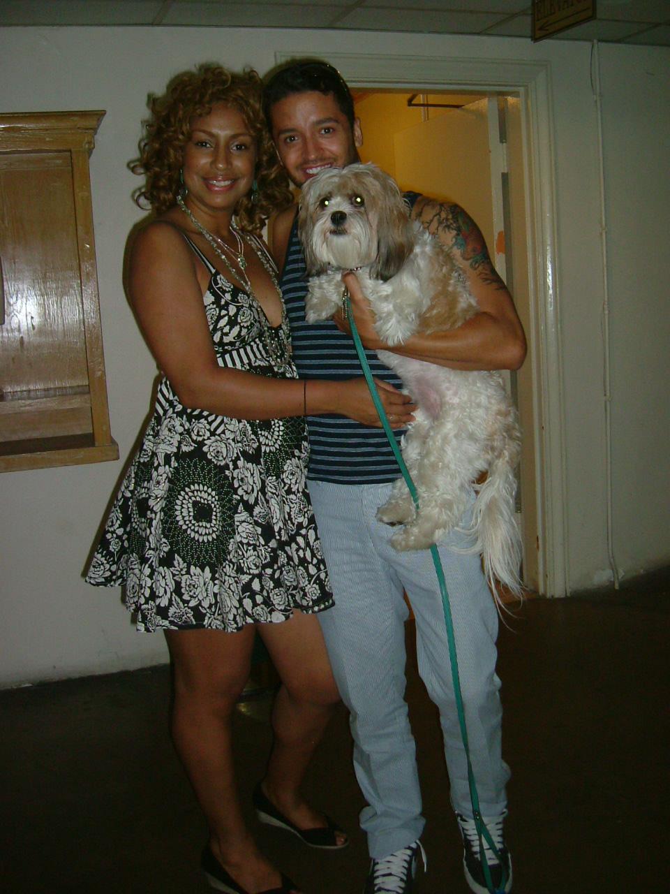 Wynne Wharff and Jai Rodriguez and Chi at MTV Video Music Awards Gifting Lounge 2008.
