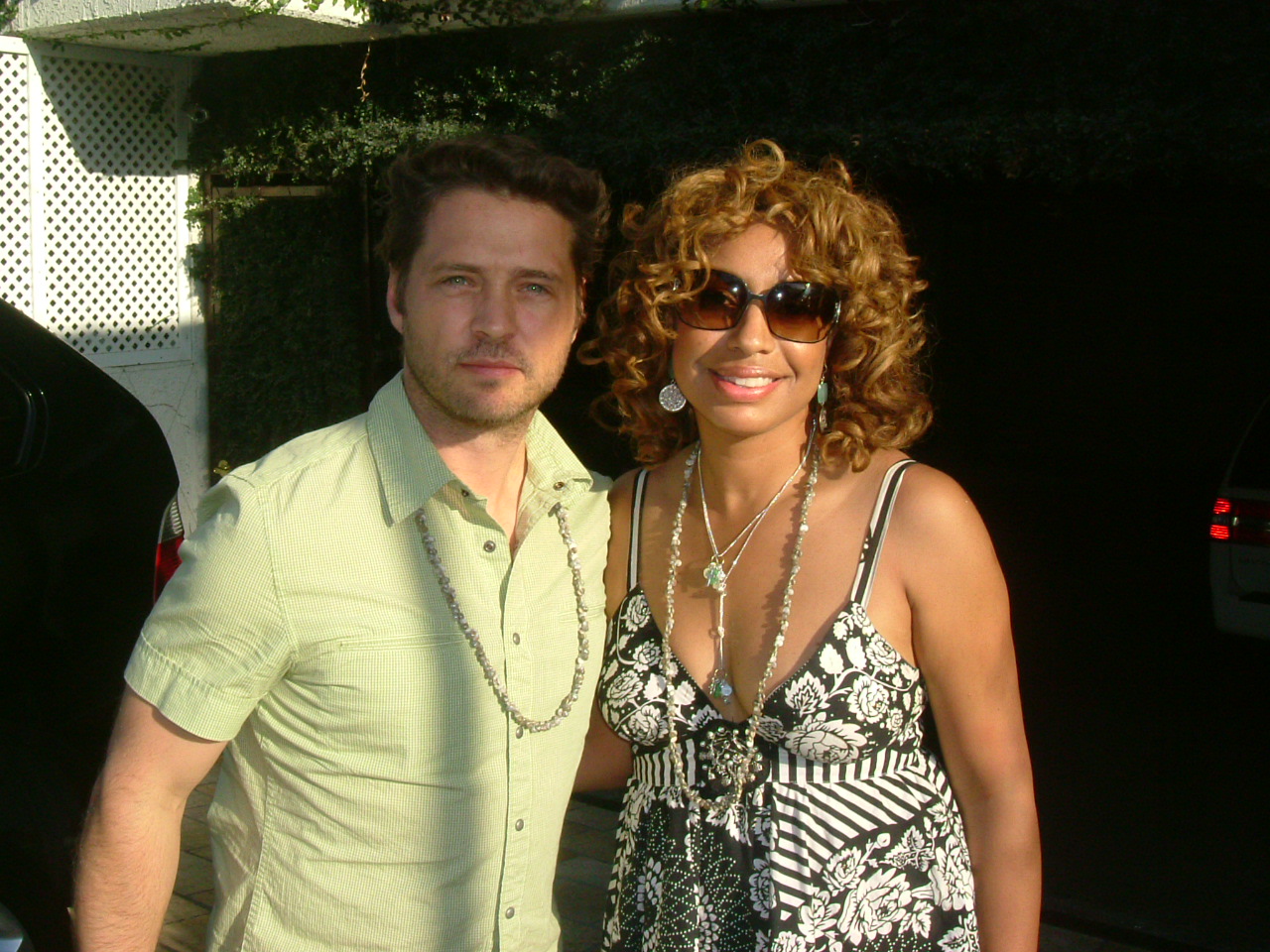 Jason Priestly and Wynne Wharff at the MTV Gifting Lounge 2008.