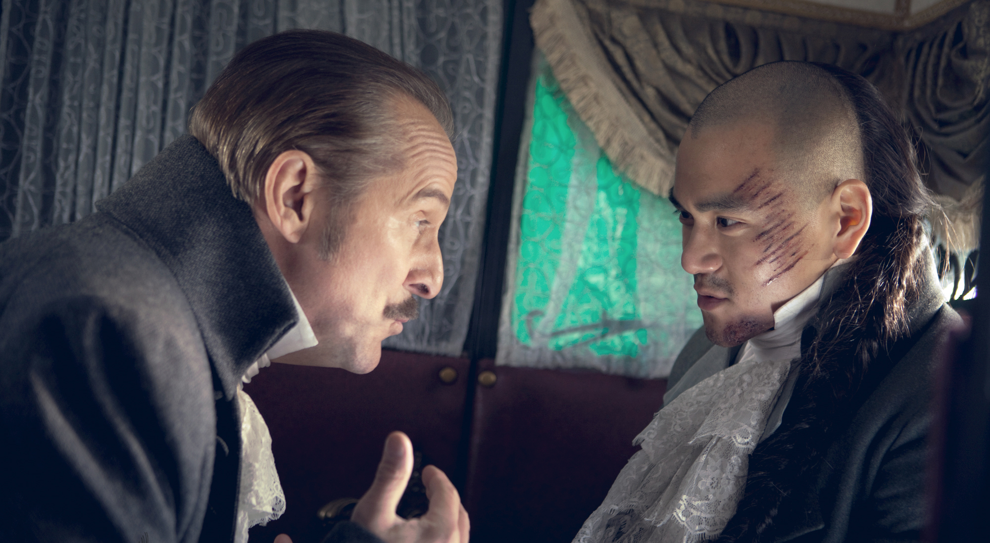 Still of Peter Stormare and Eddie Peng in Tai Chi Hero (2012)