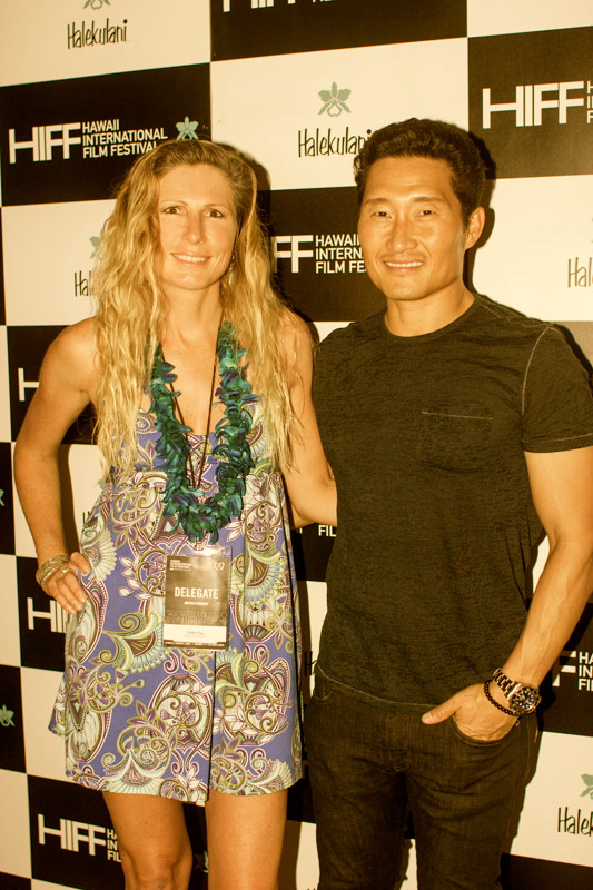 Actors Faith Fay and Daniel Dae Kim attending the screening of 
