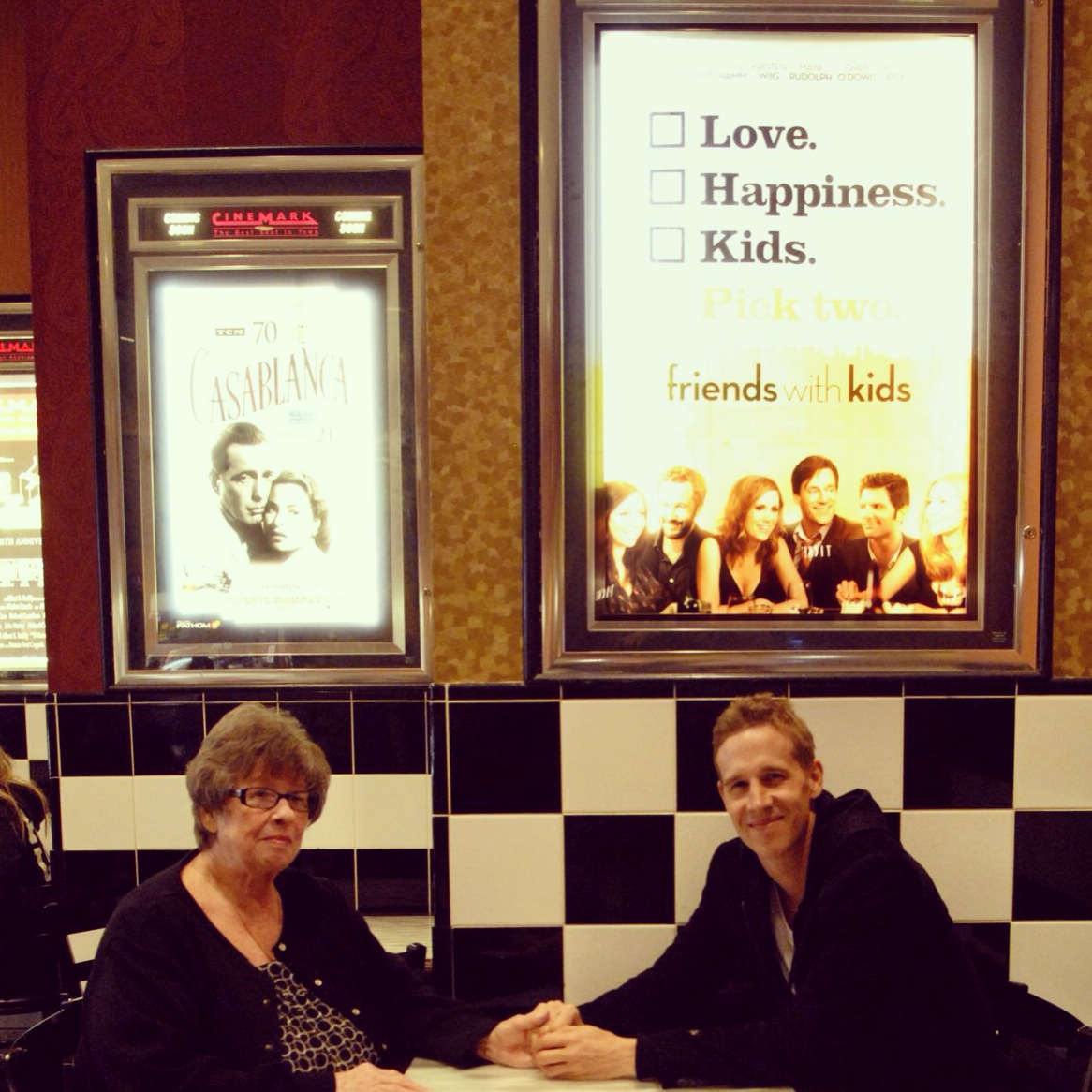 Friends with Kids producer, Joey McFarland, right, poses for a photo with his mother, JoAnne, left, on the opening night of the movie at Tinseltown theater in Louisville. March 09, 2012.