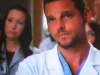 From left: Erin Pickett and Justin Chambers, Grey's Anatomy.