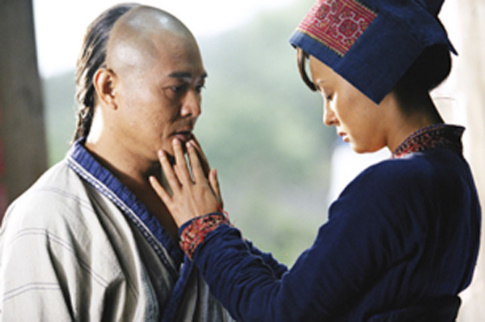 Still of Jet Li and Li Sun in Huo yuanjia (2006)