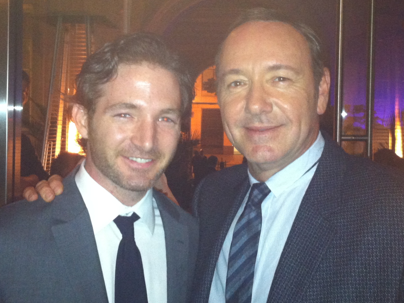 With Kevin Spacey