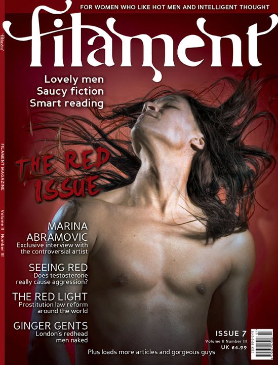 Rick Mora on the cover of Filament Magazine. Cover photo by Sita Mae.