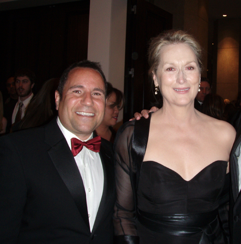 With Meryl Streep