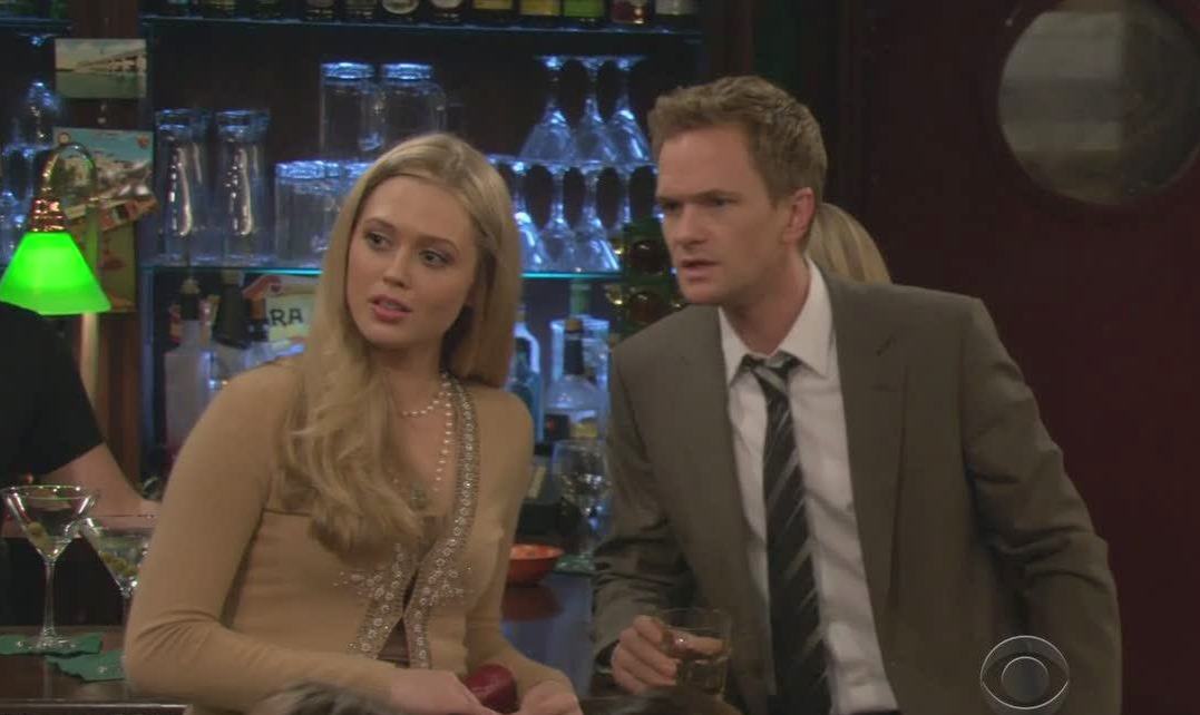 Still of Brooke Newton and Neil Patrick Harris in How I Met Your Mother