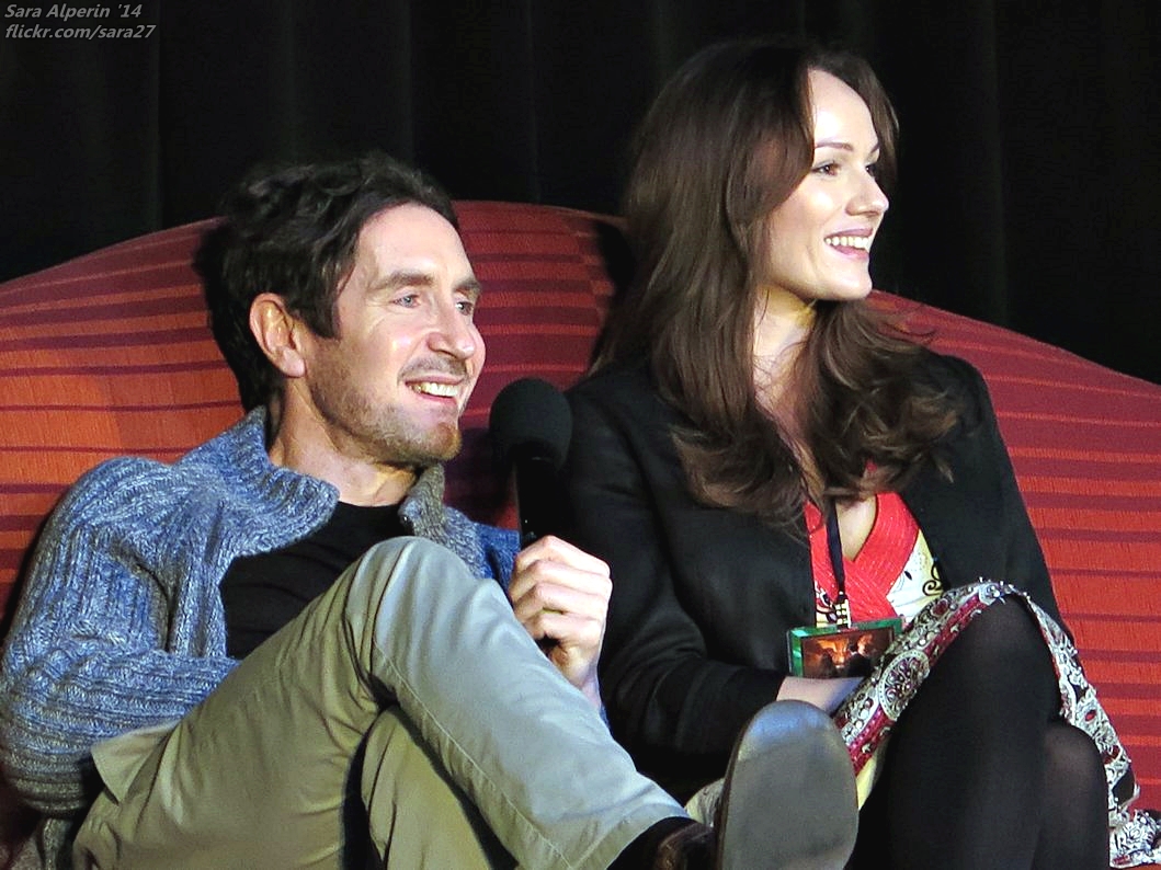 Paul McGann and Emma Campbell-Jones at 'The Night of the Doctor' panel at Gallifrey One: 25 years