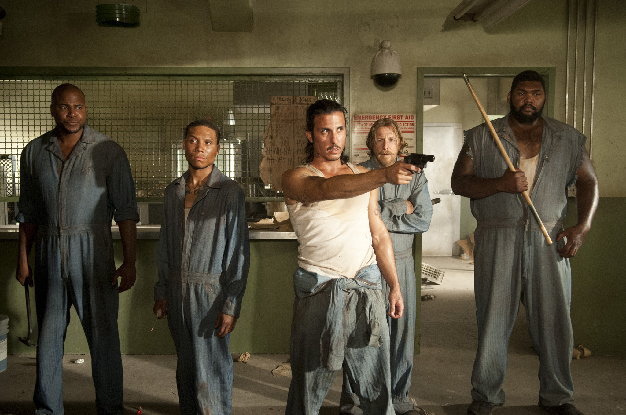 Still of Nick Gomez, Lew Temple, Vincent M. Ward, Markice Moore and Theodus Crane in Vaiksciojantys negyveliai (2010)