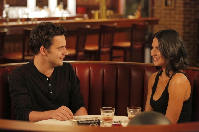 Still of Olivia Munn and Jake Johnson in New Girl (2011)