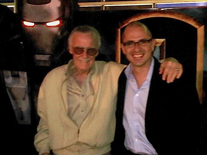 At Iron Man premiere with Stan Lee
