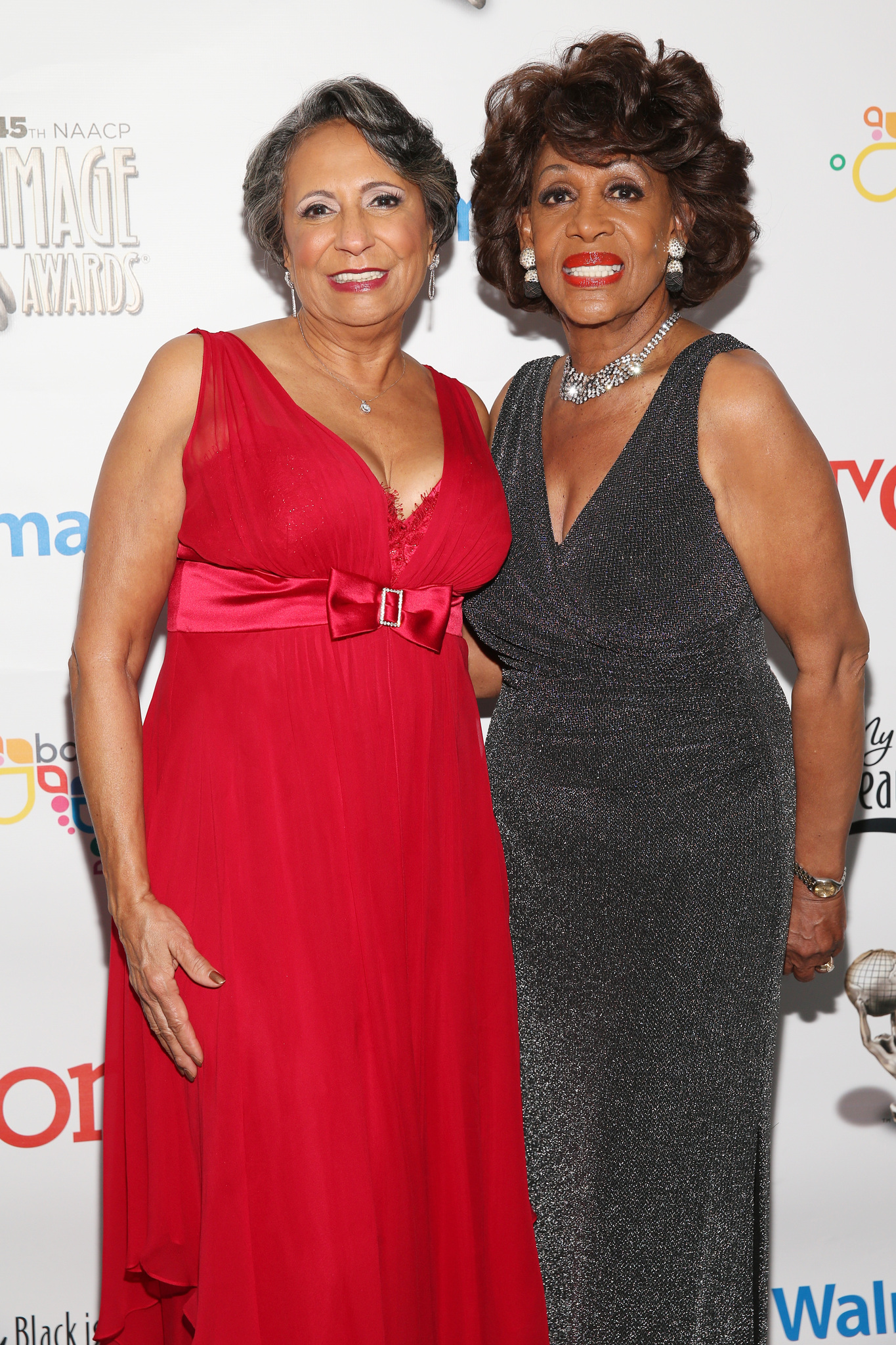 Maxine Waters and Cathy Hughes