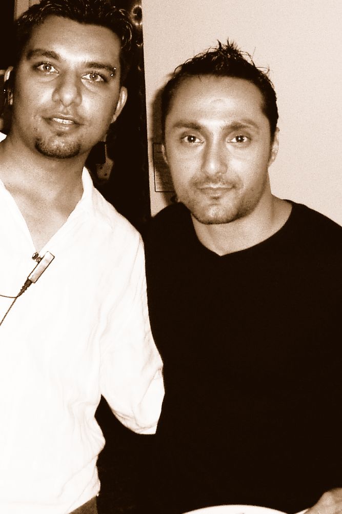 Zaayan Lala & Rahul Bose. 