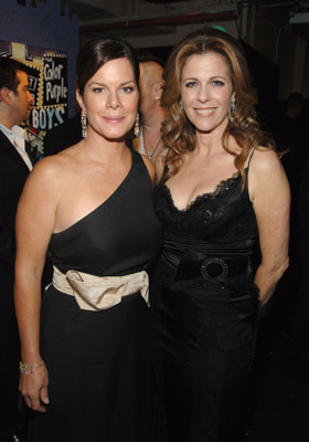 Marcia Gay Harden and Rita Wilson