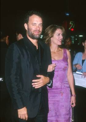 Tom Hanks and Rita Wilson at event of The Story of Us (1999)