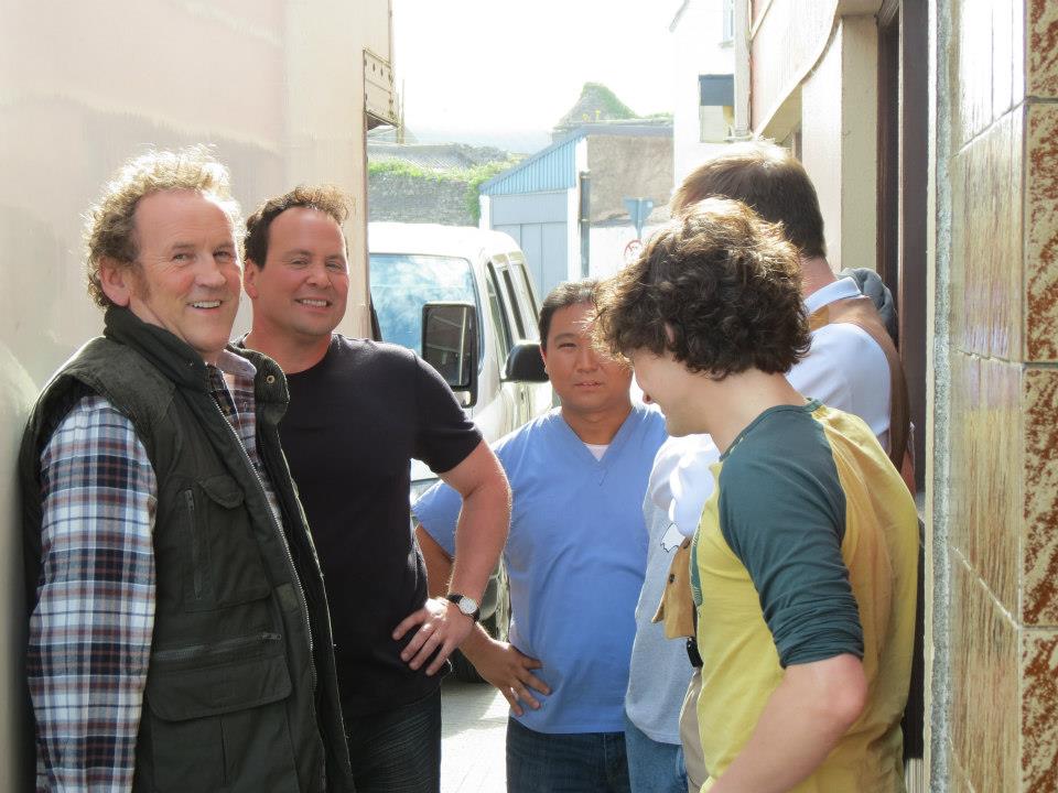 Filming THE YANK with Colm Meaney, Jay Kim, Cody Dove and Maurice Wright