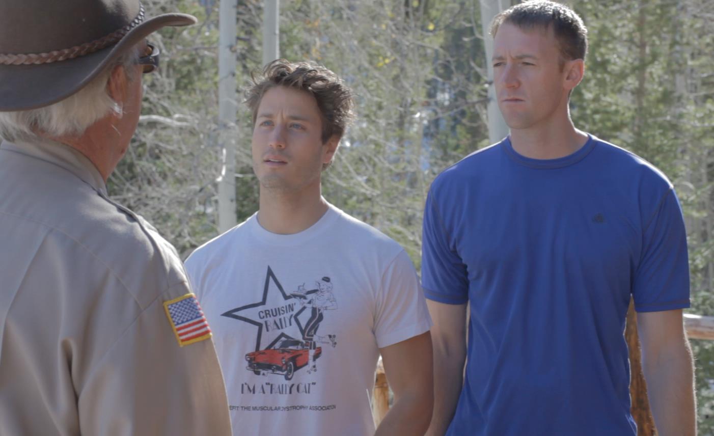 Still of Steve Faerber, Bruce Shetler and Joshua Denhardt in Louis Lake.