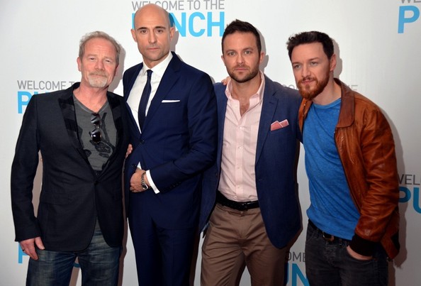 Welcome To The Punch screening. Peter Mullan, Mark Strong, Eran Creevy, James McAvoy.
