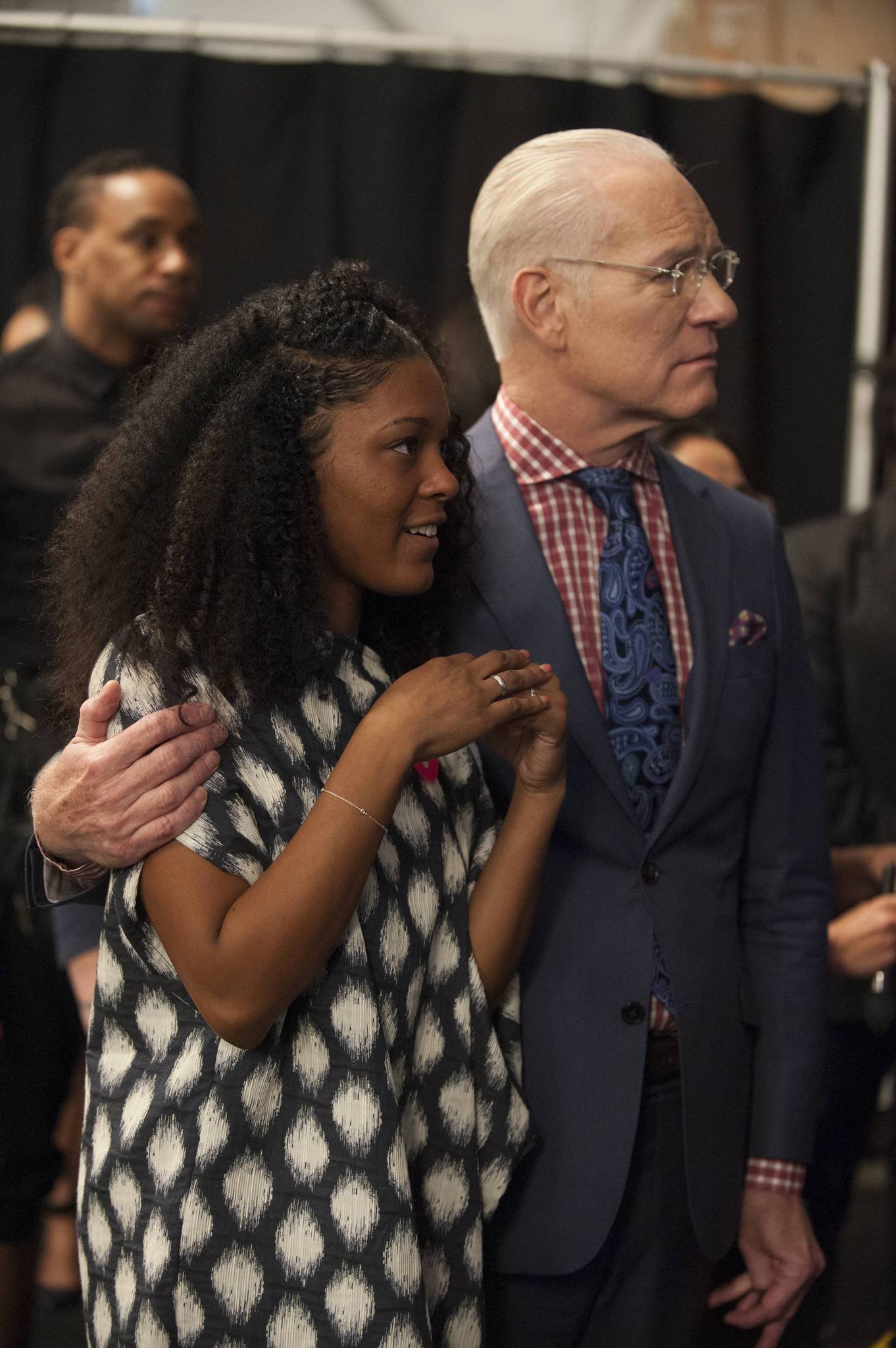 Still of Tim Gunn and Dom Streater in Project Runway (2004)