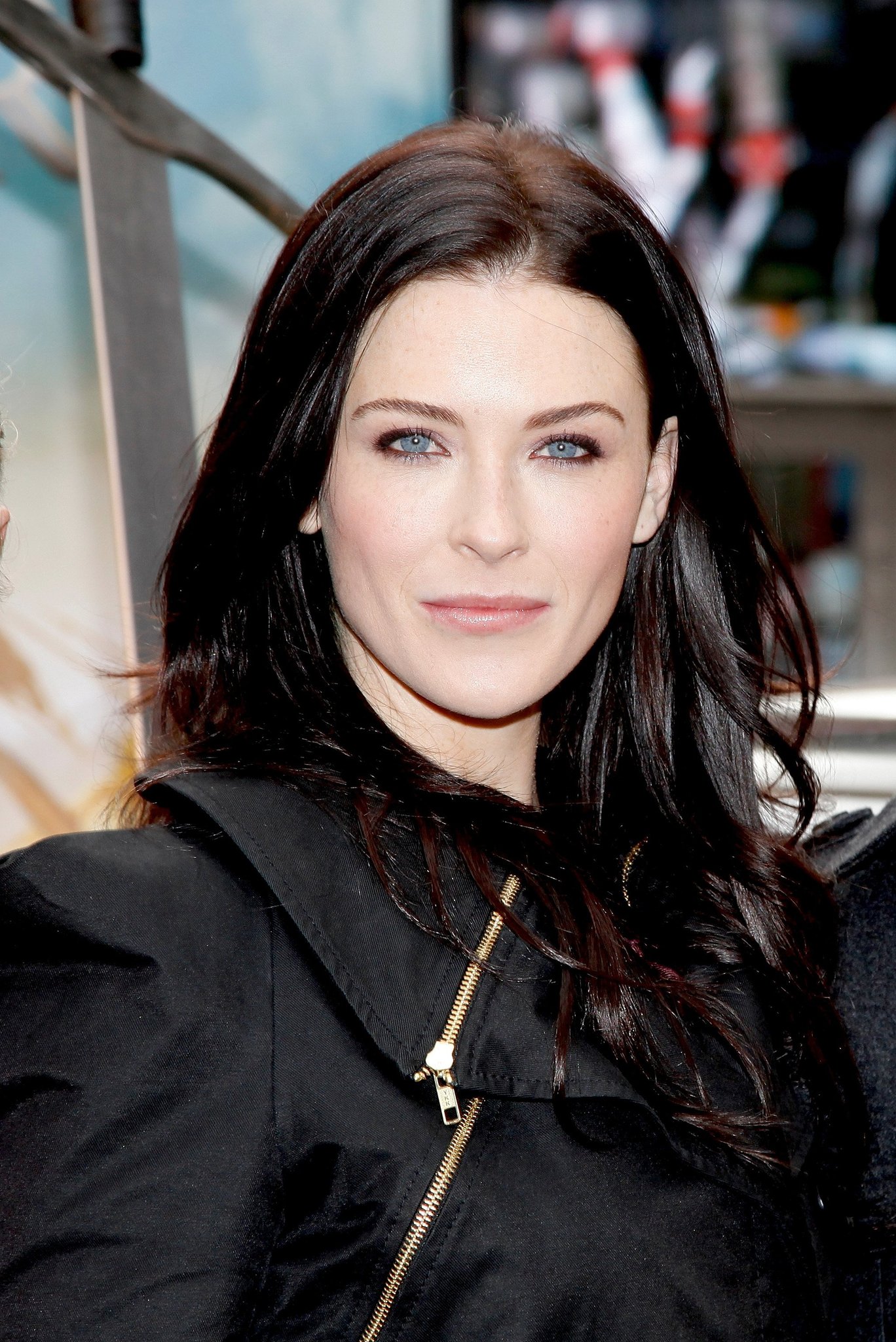 Bridget Regan attends the 'Legend of The Seeker' The Sword of Truth unveiling at Military Island, Times Square