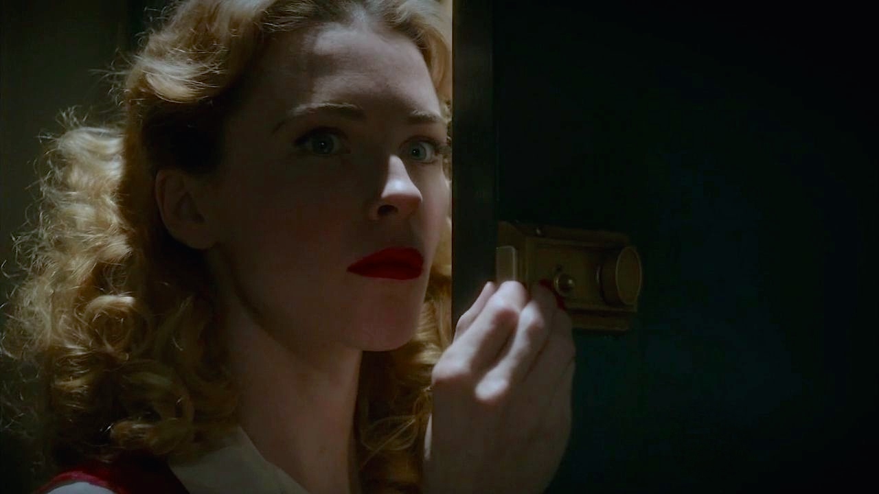 Still of Bridget Regan in Agent Carter and The Iron Ceiling