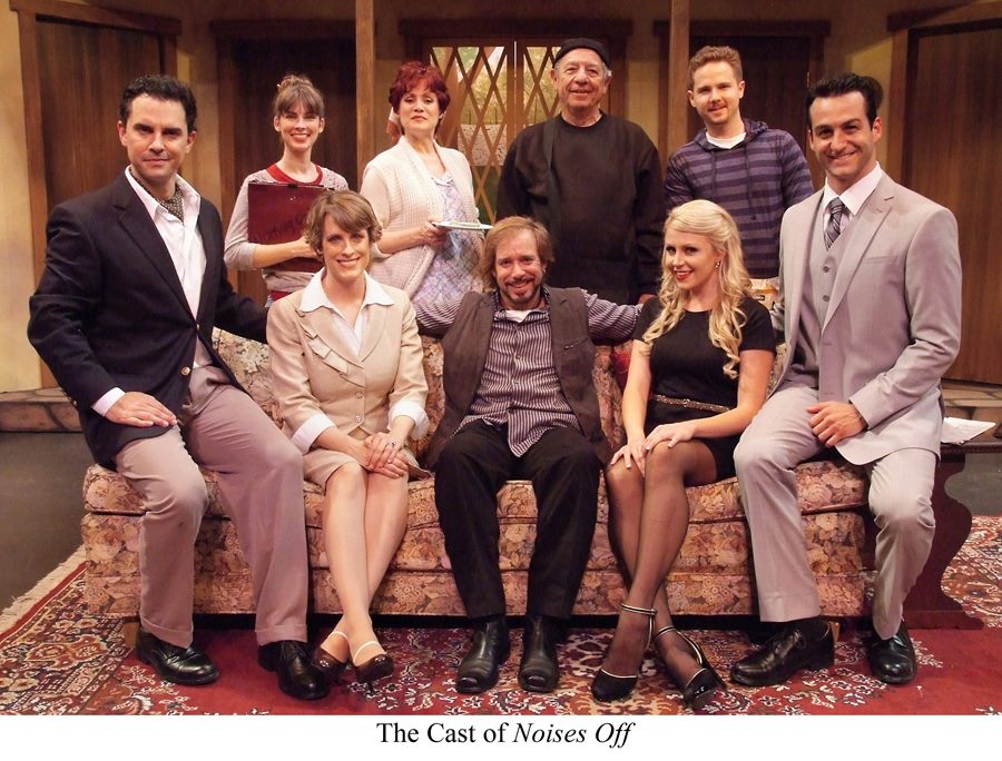 Cast of Noises Off at Norris Center for the Performing Arts