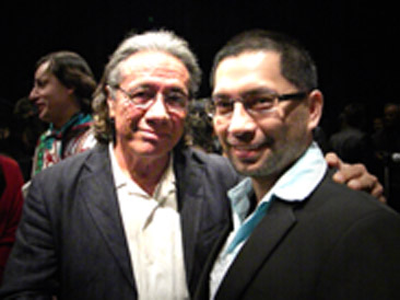 With Edward James Olmos, inaugural event of GATE: Hispana (Global Alliance for Transformational Entertainment) held at the Creative Artists Agency (CAA).