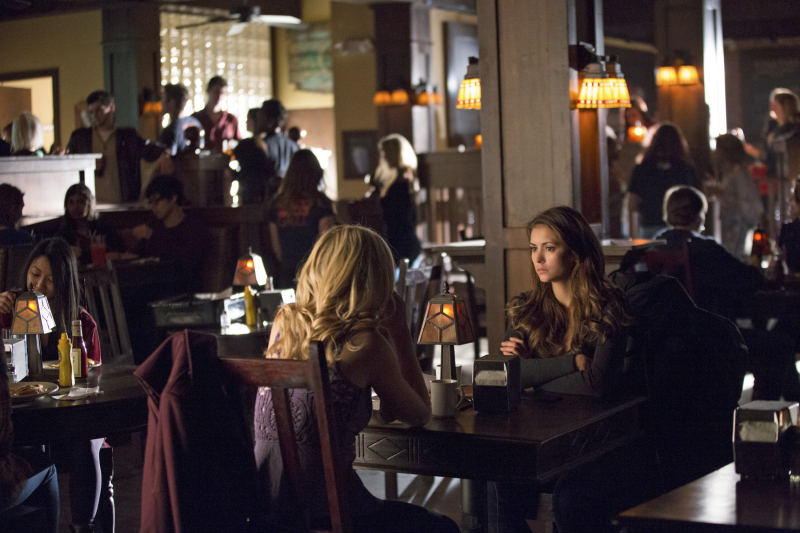 Still of Candice Accola and Nina Dobrev in Vampyro dienorasciai (2009)