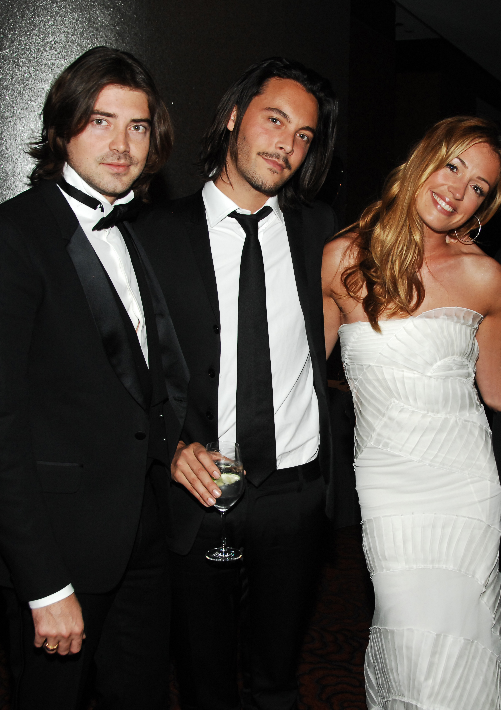 New Yorkers For Children event. From left: Victor Kubicek, Jack Huston and Cat Deeley
