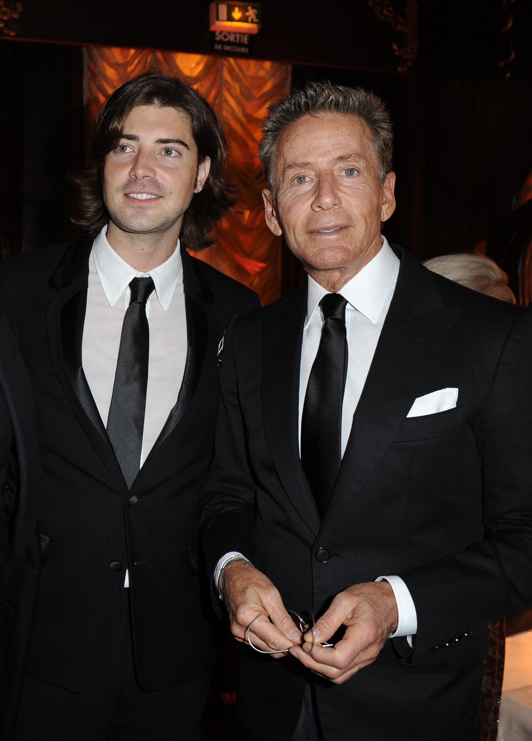 Terminator Salvation Paris Premiere. From left: Victor Kubicek and Calvin Klein