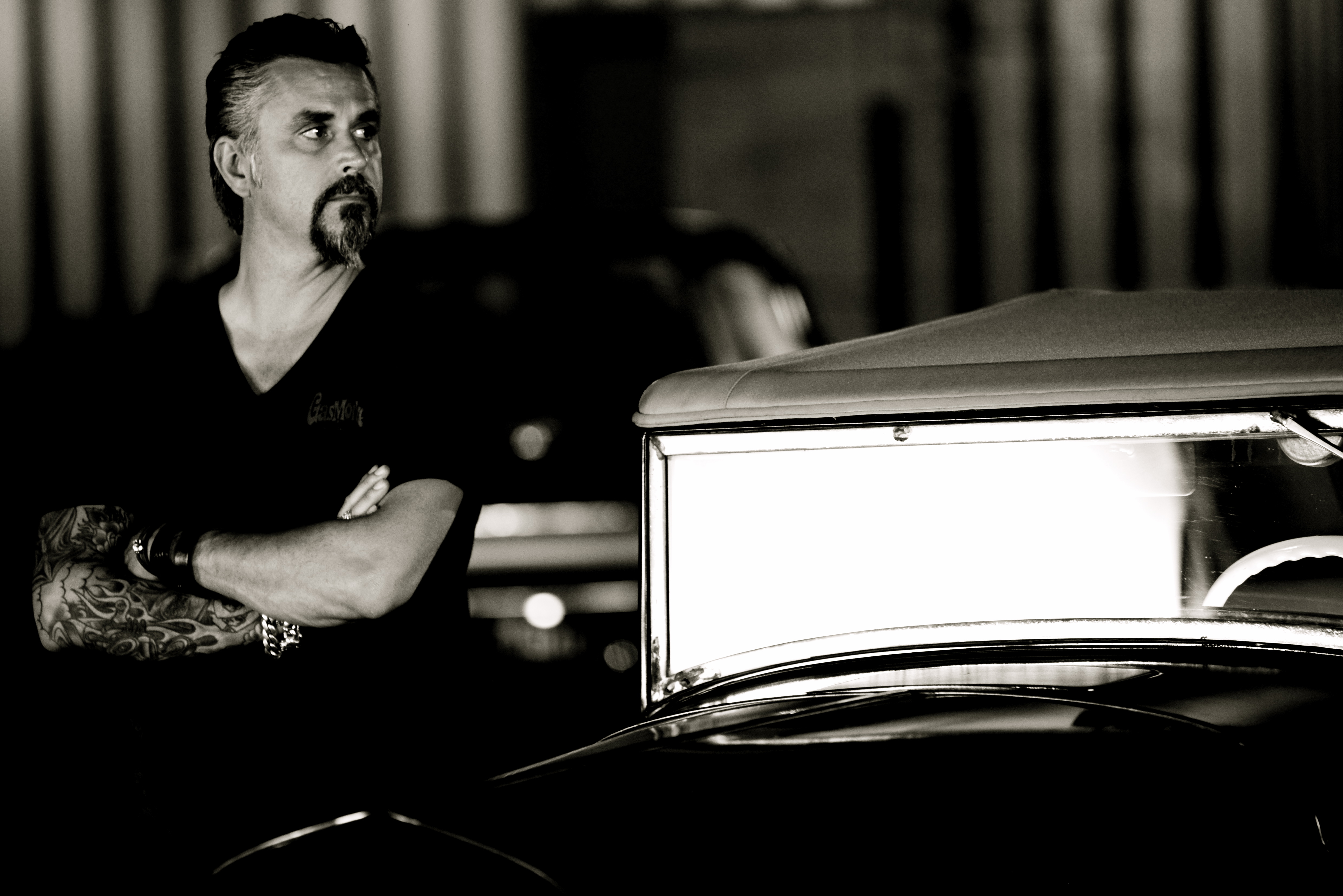 Richard Rawlings, owner of Gas Monkey Garage, while filming for Discovery's Fast N Loud