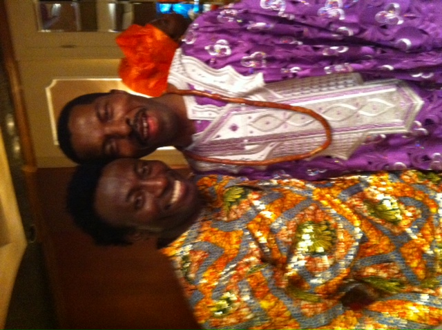 Babs Olusanmokun, Isaach De Bankole on Mother of George set.