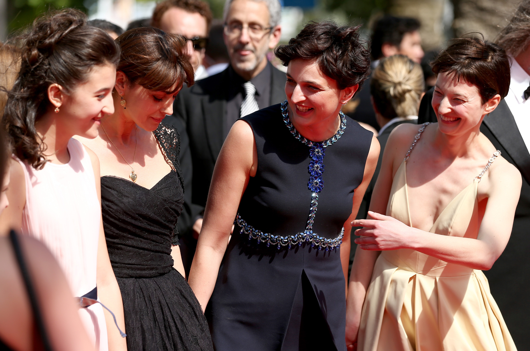 Monica Bellucci, Alba Rohrwacher, Alice Rohrwacher and Maria Alexandra Lungu at event of Le meraviglie (2014)