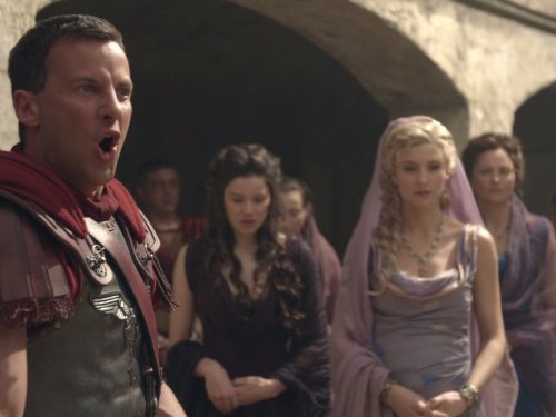 Still of Lucy Lawless, Craig Parker, Viva Bianca and Hanna Mangan Lawrence in Spartacus: Blood and Sand (2010)